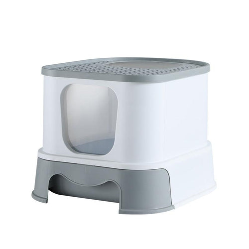 Kattlåda med Stänkskydd – Stilren och praktisk