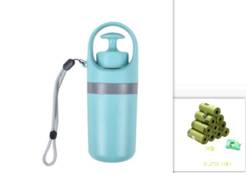 Hundbajs-plockare med inbyggd bajspåse