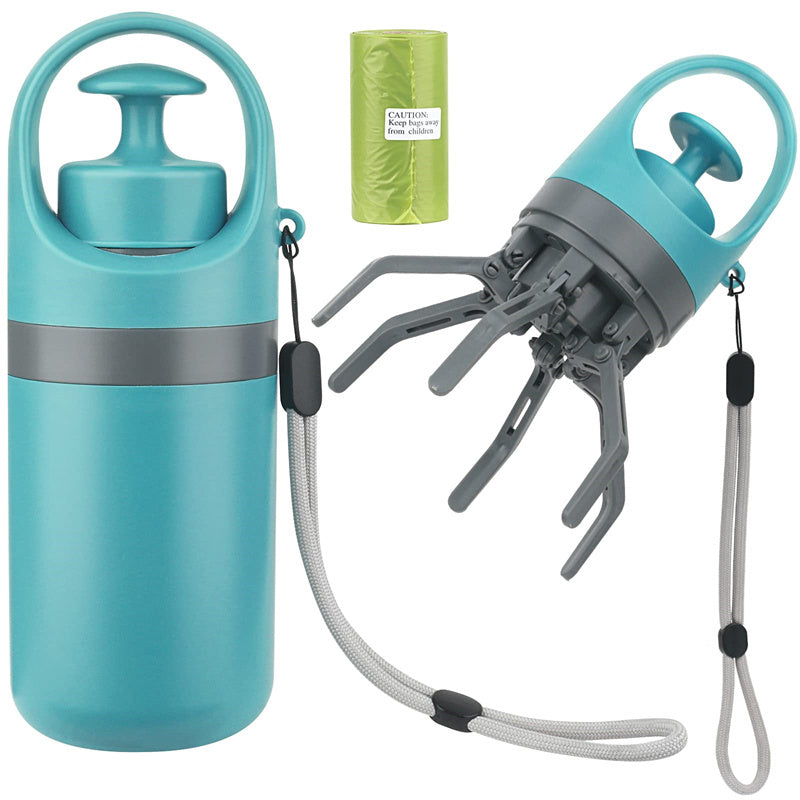 Hundbajs-plockare med inbyggd bajspåse